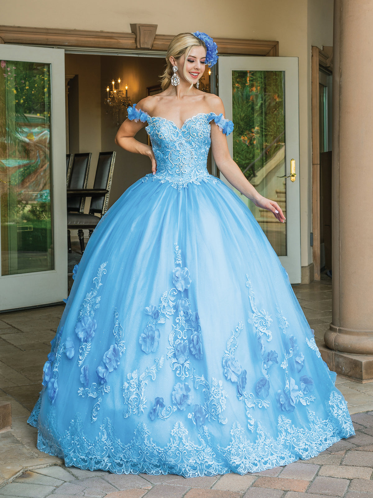 Quinceanera Color: Bahama Blue Princess Diaries KX Online Quinceanera Color: Bahama Blue Princess Diaries KX Online