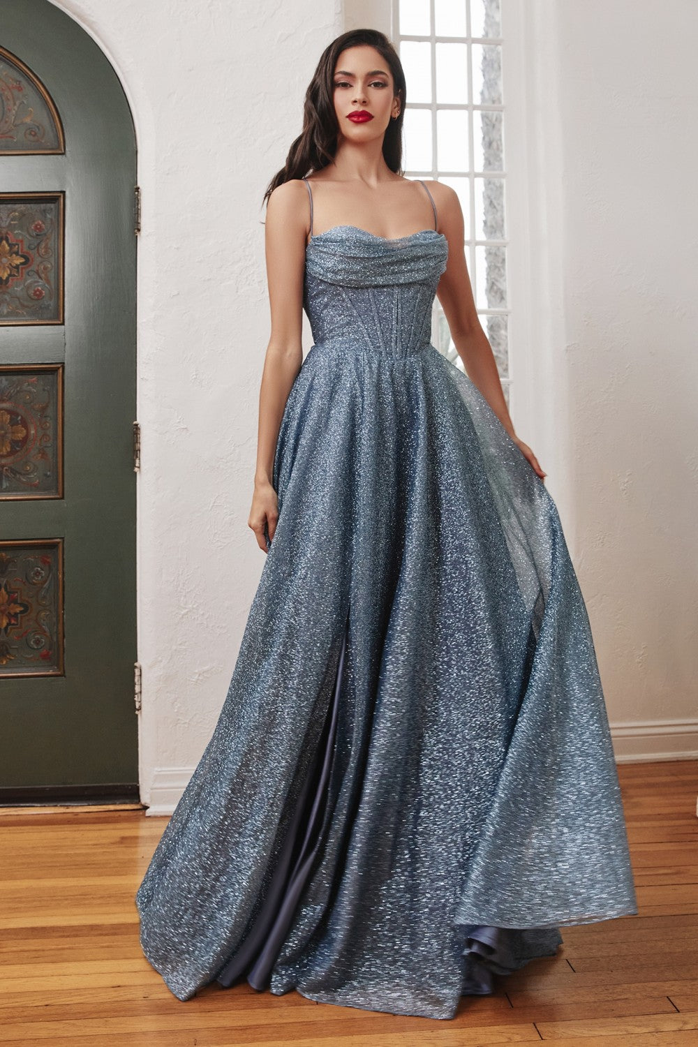 Prom Dress Color: Smoky Blue Princess Diaries KX Online Prom Dress Color: Smoky Blue Princess Diaries KX Online